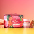 Set pour lèvres mini-valise Ananas rose