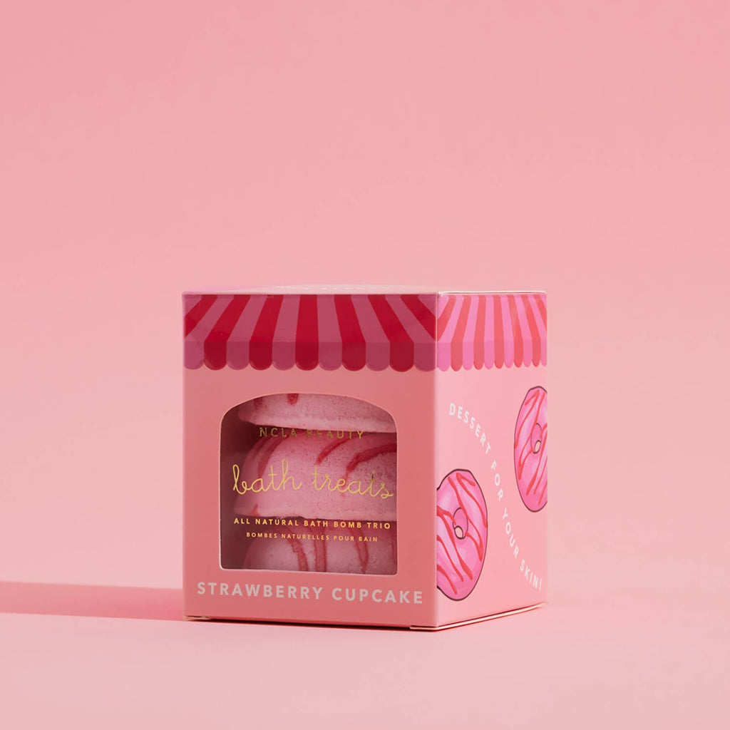 HEY SUGAR BOMBES DE BAIN CUPCAKE AUX FRAISES (lot de 3)